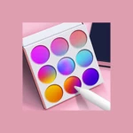 eyeshadow mix: colors mixer android application logo